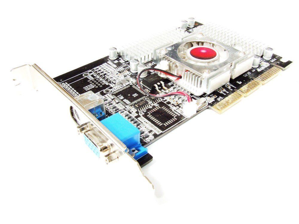Grafische kaart nVidia GeForce4 MX440 64MB DDR AGP 4x VGA S-VIDEO NV17 Board XELO